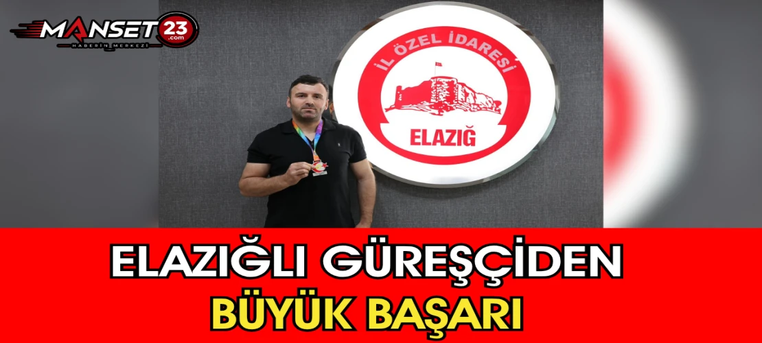 Elazığlı Güreşçiden Büyük Başarı