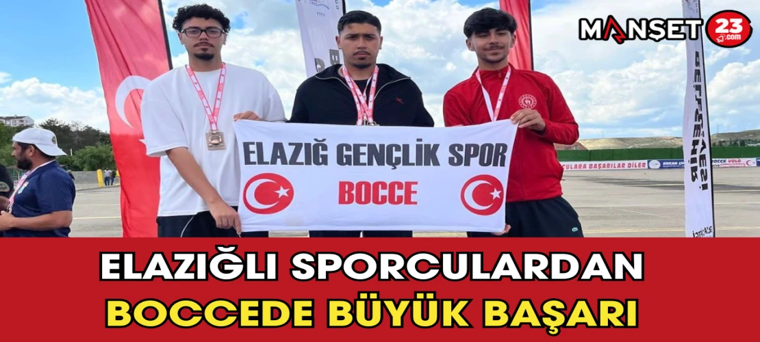 Elazığlı Sporculardan Boccede Büyük Başarı