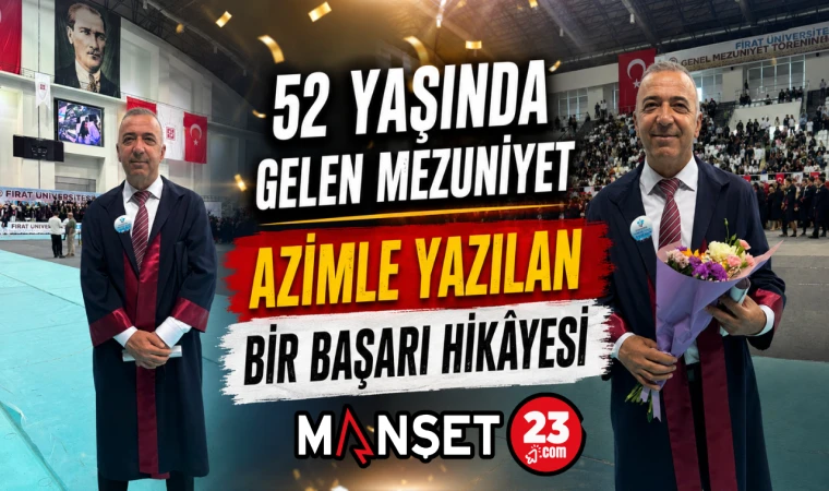 52 Yaşında Gelen Mezuniyet Azimle Yazılan Bir Başarı Hikâyesi