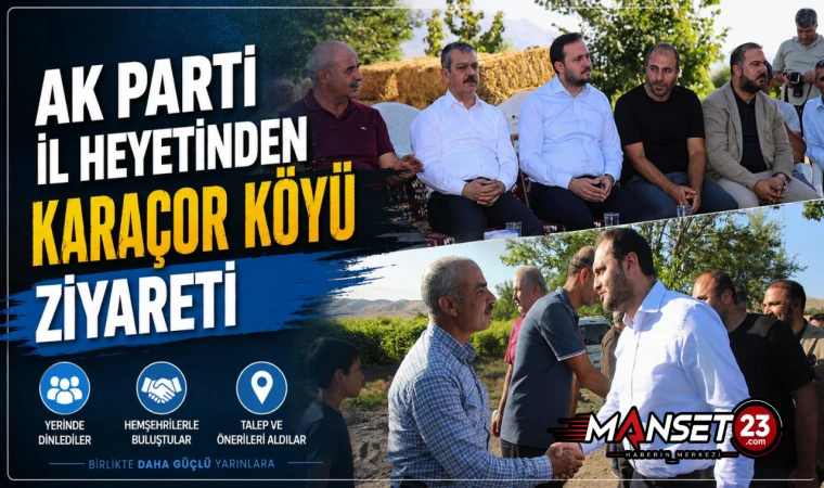 AK Parti İl Heyetinden Karaçor Köyü Ziyareti