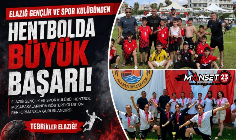 Elazığ Gençlik ve Spor Kulübünden Hentbolda Büyük Başarı