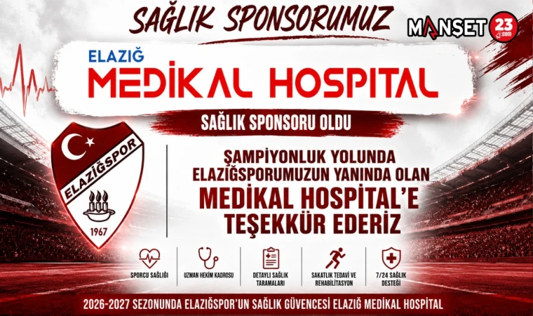 Elazığspor'un Sağlığı Medikal Hospital'a Emanet