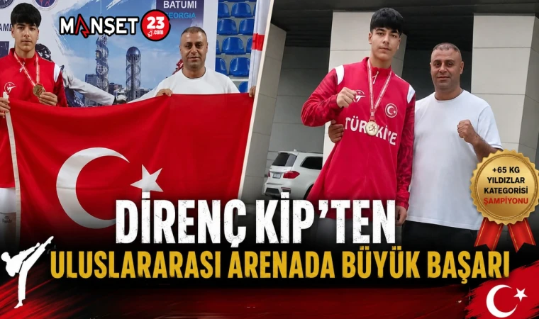 Direnç Kip'ten Uluslararası Arenada Büyük Başarı