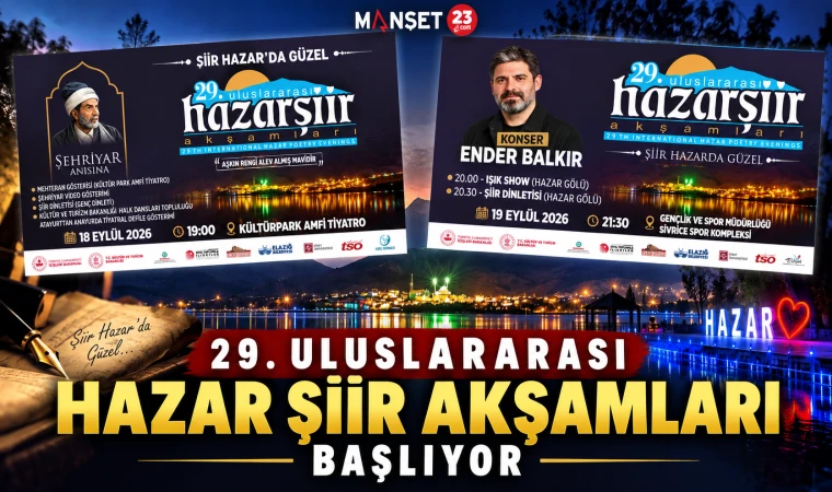 29. Uluslararası Hazar Şiir Akşamları Başlıyor