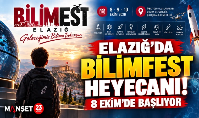 Elazığ’da Bilimfest Heyecanı! 8 Ekim’de Başlıyor