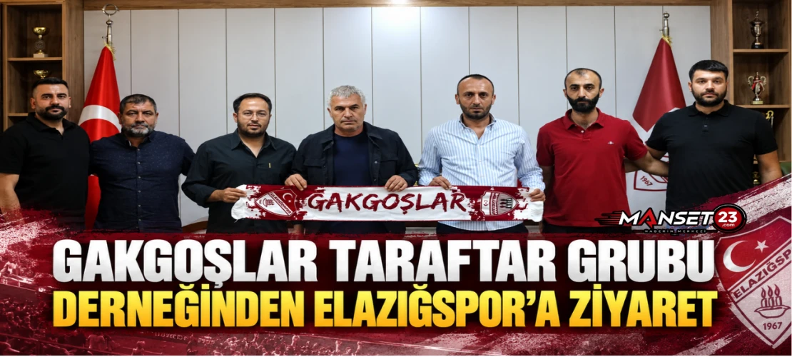 Gakgoşlar Taraftar Grubu Derneğinden Elazığspor’a Ziyaret