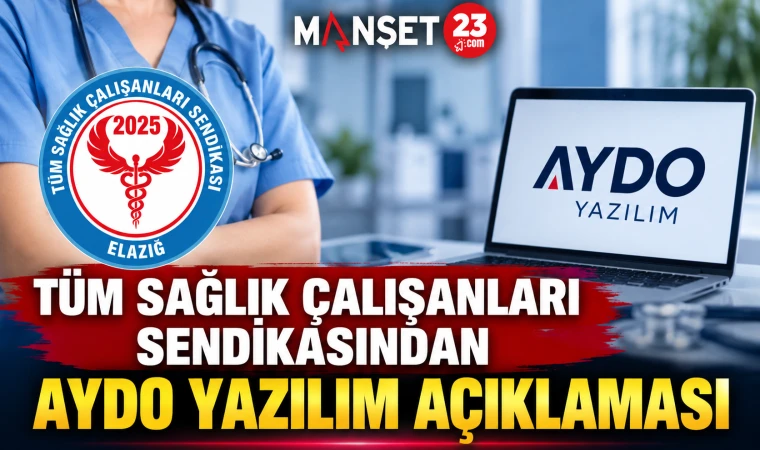 Tüm Sağlık Çalışanları Sendikasından Aydo Yazılım Açıklaması