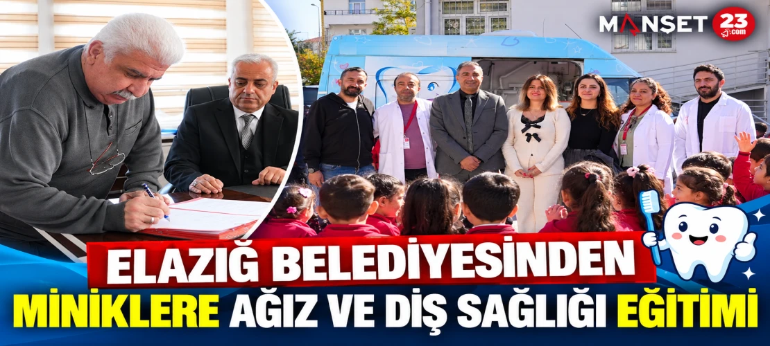 ELAZIĞ BELEDİYESİNDEN MİNİKLERE AĞIZ VE DİŞ SAĞLIĞI EĞİTİMİ