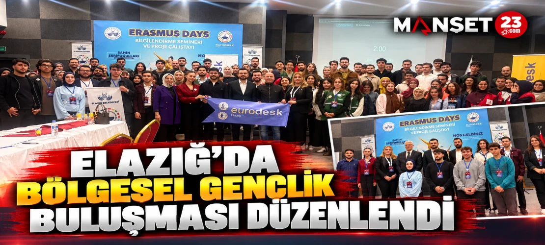 ELAZIĞ’DA BÖLGESEL GENÇLİK BULUŞMASI DÜZENLENDİ