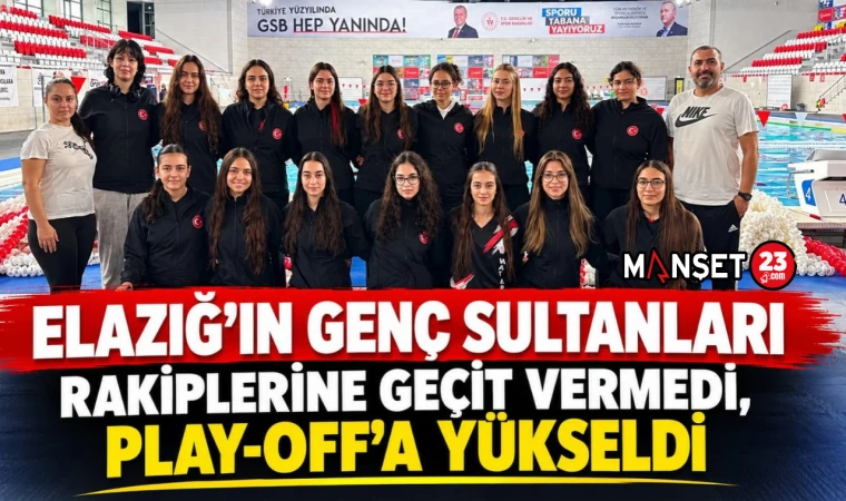 ELAZIĞ’IN GENÇ SULTANLARI RAKİPLERİNE GEÇİT VERMEDİ, PLAY-OFF’A YÜKSELDİ