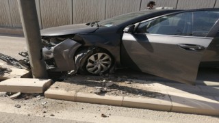 Bakan konvoyunda kaza, polisler ve haberciler yara almadan kurtuldu