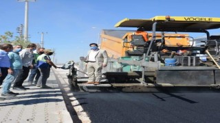 Erganide yol yapım çalışmaları devam ediyor