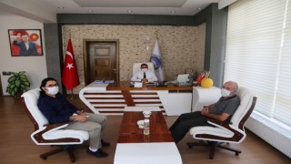 Kayseri Üniversitesi hocalarından Başkan Mehmet Cabbara teşekkür ziyareti