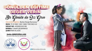 Elazığda Bir gönüle de siz girin videosunu on binler izledi, çok sayıda tablet bağışı geldi