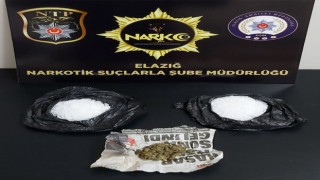 Elazığda uyuşturucu taciri 2 şüpheli yakalandı