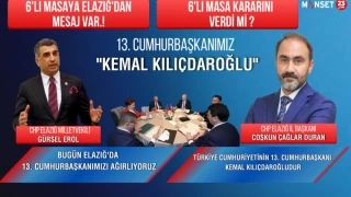MİLLET İTTİFAKININ ADAYI ELAZIĞ’DA AÇIKLANDI