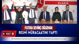 Fatma Sevinç Oğuzhan, Resmi Müracaatını Yaptı