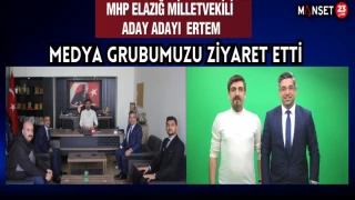 MHP Elazığ Milletvekili Aday Adayı Bedri Bora Ertem Medya Grubumuzu Ziyaret Etti