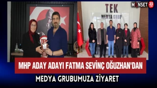 MHP Elazığ Milletvekili Aday Adayı Fatma Sevinç Oğuzhan, Medya Grubumuzu Ziyaret Etti