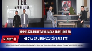 MHP Elazığ Milletvekili Aday Adayı Ümit Er'den Medya Grubumuza Ziyaret