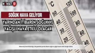 Yarından İtibaren Soğuk Ve Yağışlı Hava Etkili Olacak