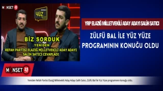 YRP Elazığ Milletvekili Aday Adayı Salih Satıcı Zülfü Bal İle Yüz Yüze Programının Konuğu Oldu
