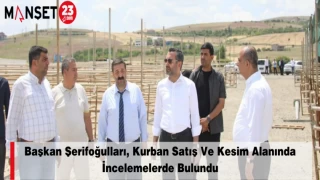 Başkan Şerifoğulları, Kurban Satış Ve Kesim Alanında İncelemelerde Bulundu