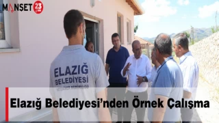 Elazığ Belediyesi’nden Örnek Çalışma