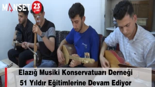 Elazığ Musiki Konservatuarı Derneği 51 Yıldır Eğitimlerine Devam Ediyor