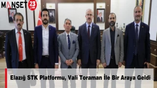 Elazığ STK Platformu, Vali Toraman İle Bir Araya Geldi