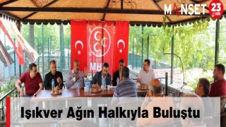 Işıkver Ağın Halkıyla Buluştu