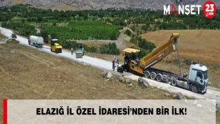 ELAZIĞ İL ÖZEL İDARESİ’NDEN BİR İLK!