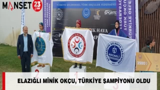 Elazığlı Minik Okçu, Türkiye Şampiyonu Oldu