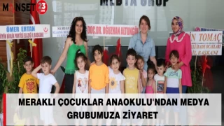 MERAKLI ÇOCUKLAR ANAOKULU'NDAN MEDYA GRUBUMUZA ZİYARET