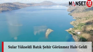 Sular Yükseldi Batık Şehir Görünmez Hale Geldi