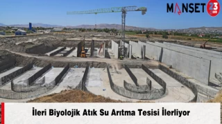 İleri Biyolojik Atık Su Arıtma Tesisi İlerliyor