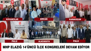 MHP ELAZIĞ 14'ÜNCÜ İLÇE KONGRELERİ DEVAM EDİYOR