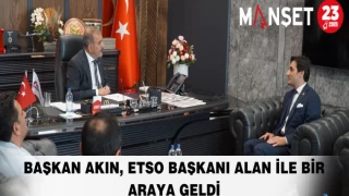 Başkan Akın, ETSO Başkanı Alan İle Bir Araya Geldi