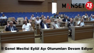 İl Genel Meclisi Eylül Ayı Oturumları Devam Ediyor