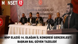 MHP ELAZIĞ 14. OLAĞAN İL KONGRESİ GERÇEKLEŞTİ
