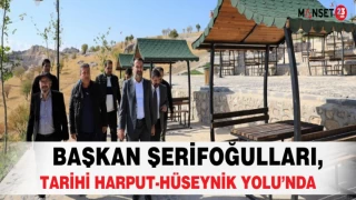 Başkan Şerifoğulları, Tarihi Harput-Hüseynik Yolu’nda
