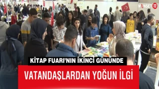 Kitap Fuarı’nın İkinci Gününde Vatandaşlardan Yoğun İlgi