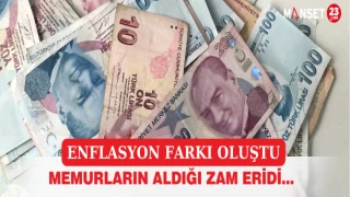 Memurların Aldığı Zam Eridi... Enflasyon Farkı Oluştu