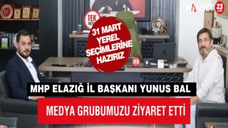 MHP ELAZIĞ İL BAŞKANI YUNUS BAL MEDYA GRUBUMUZU ZİYARET ETTİ