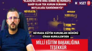 NURKALEM; “ELAZIĞ'DA AYNI BİNA İÇİNDE İKİ RUHSATA SAHİP OLAN TEK KURUM OLMANIN MUTLULUĞU İÇERİSİNDEYİZ”
