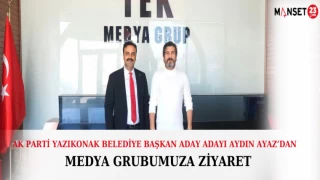 Ak Parti Yazıkonak Belediye Başkan Aday Adayı Aydın Ayaz’dan Medya Grubumuza Ziyaret
