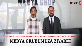 AK Parti Yazıkonak Belediye Başkan Aday Adayı Nurullah Yıldız’dan Medya Grubumuza Ziyaret