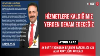 Hizmetlere Kaldığımız Yerden Devam Edeceğiz