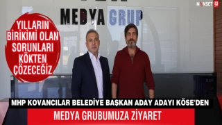MHP Kovancılar Belediye Başkan Aday Adayı Köse'den Medya Grubumuza Ziyaret