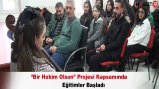 “Bir Hobim Olsun” Projesi Kapsamında Eğitimler Başladı
